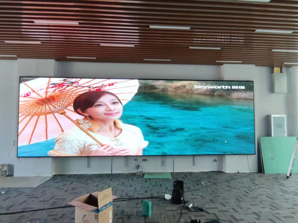 和政P1.53led小间距屏安装案例